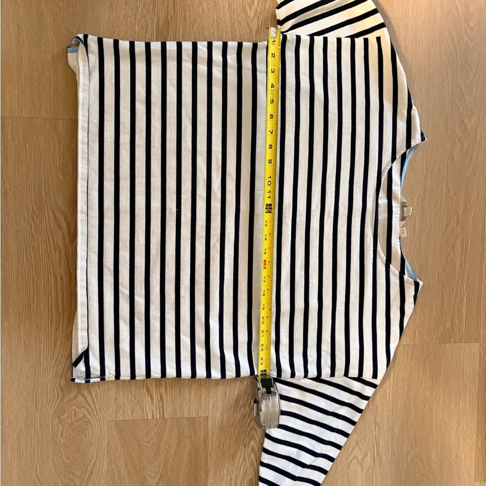 Boden Navy and White Striped Top - Picture 5 of 5